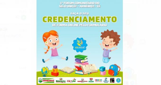 1° FORUM COMUNITÁRIO DO SELO UNICEF –EDIÇÃO 2021/2024.