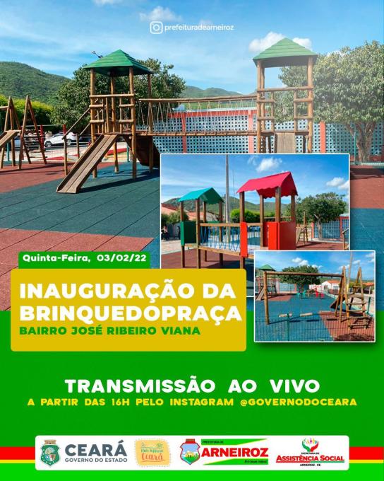 GRANDE INAUGURAÇÃO DA BRINQUEDOPRAÇA - BAIRRO JOSÉ RIBEIRO VIANA