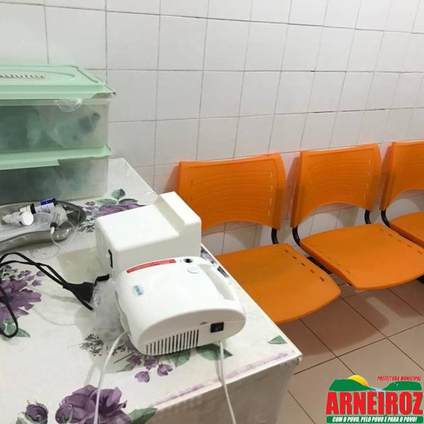 Prefeito Edgar Monteiro, e seu Vice Leomberge Araújo, visita o Hospital Municipal para olhar de perto os equipamentos adquiridos para essa unidade.  